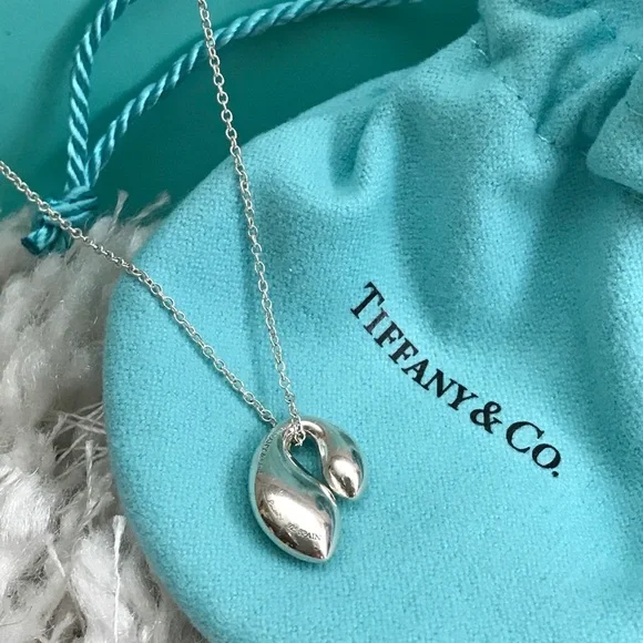 Tiffany Elsa Peretti double teardrop necklace - Picture 3 of 13